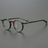 Casper Personalized Acetate Glasses Frame Round Frames Southood Dark green